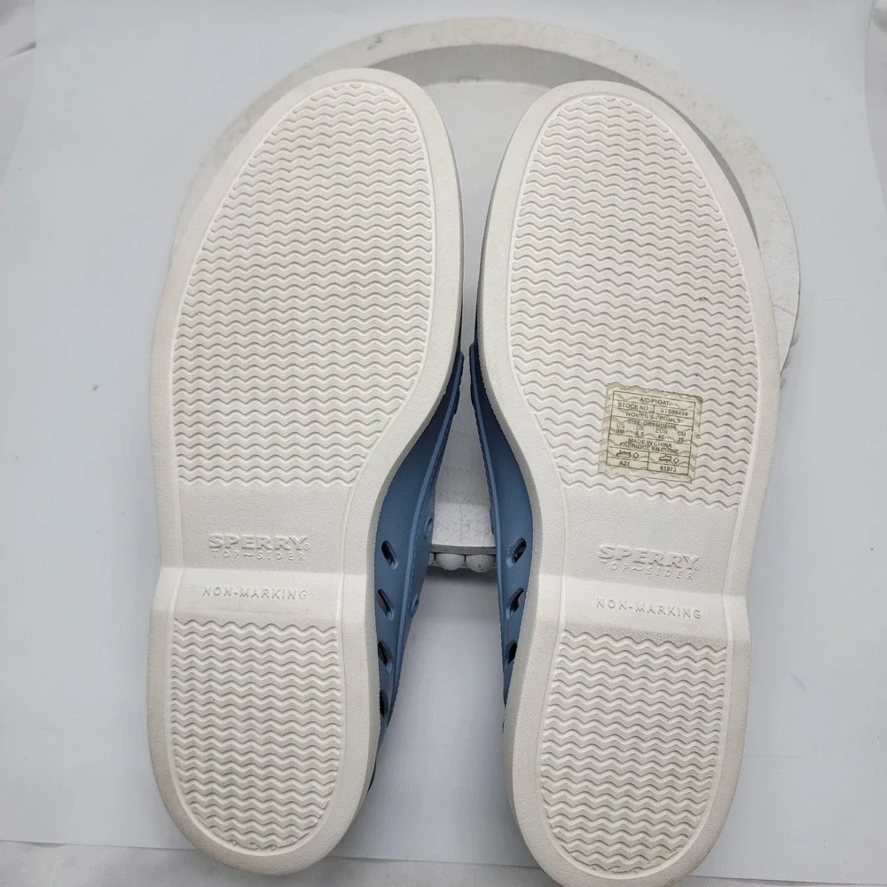 Sperry Women's Authentic Original Float Boat Shoes In Light Blue STS86499 NWOB